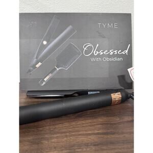 Tyme Obsessed With Obsidian 2 In 1 Iron GREAT CONDITION (No Brush)